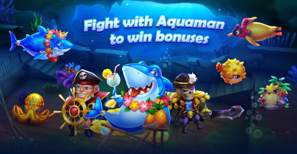 Jili Casinoph 5 Fishing Games Fight with Aquaman to win bonuses by VA Gaming Game Casino Provider Developer